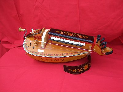 Highly decorated copy of original 1892 Nigout Hurdy Gurdy from Chris Allen and Sabina Kormylo