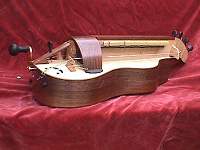Colson guitar-bodied hurdy-gurdy, no decoration